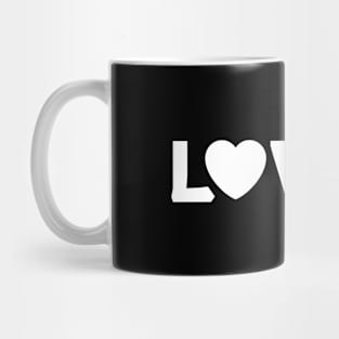 Loved, Valentine's Day design for Boys and Girls Mug